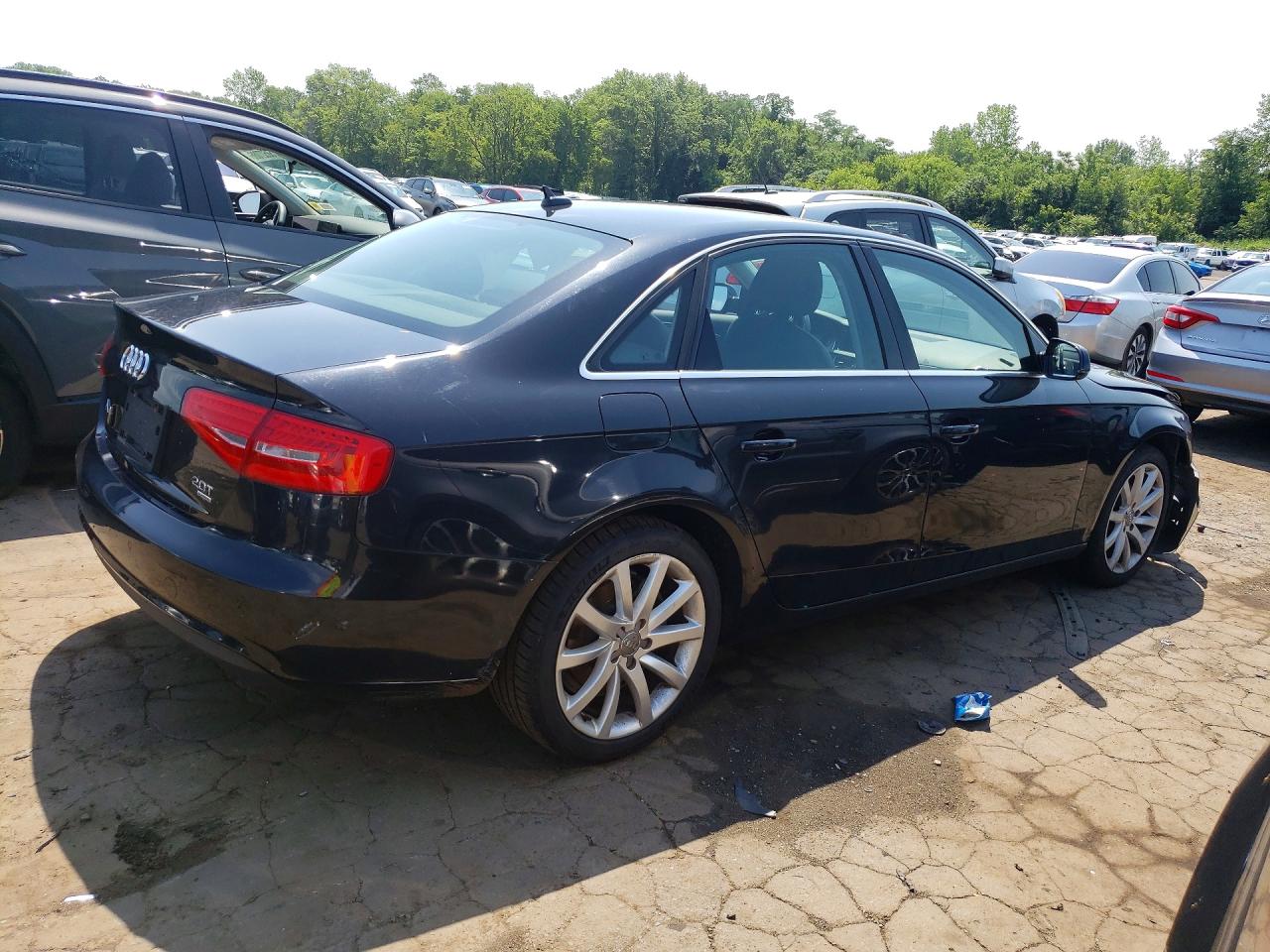 2013 Audi A4 Premium Plus Black vin: WAUFFAFL9DN026215