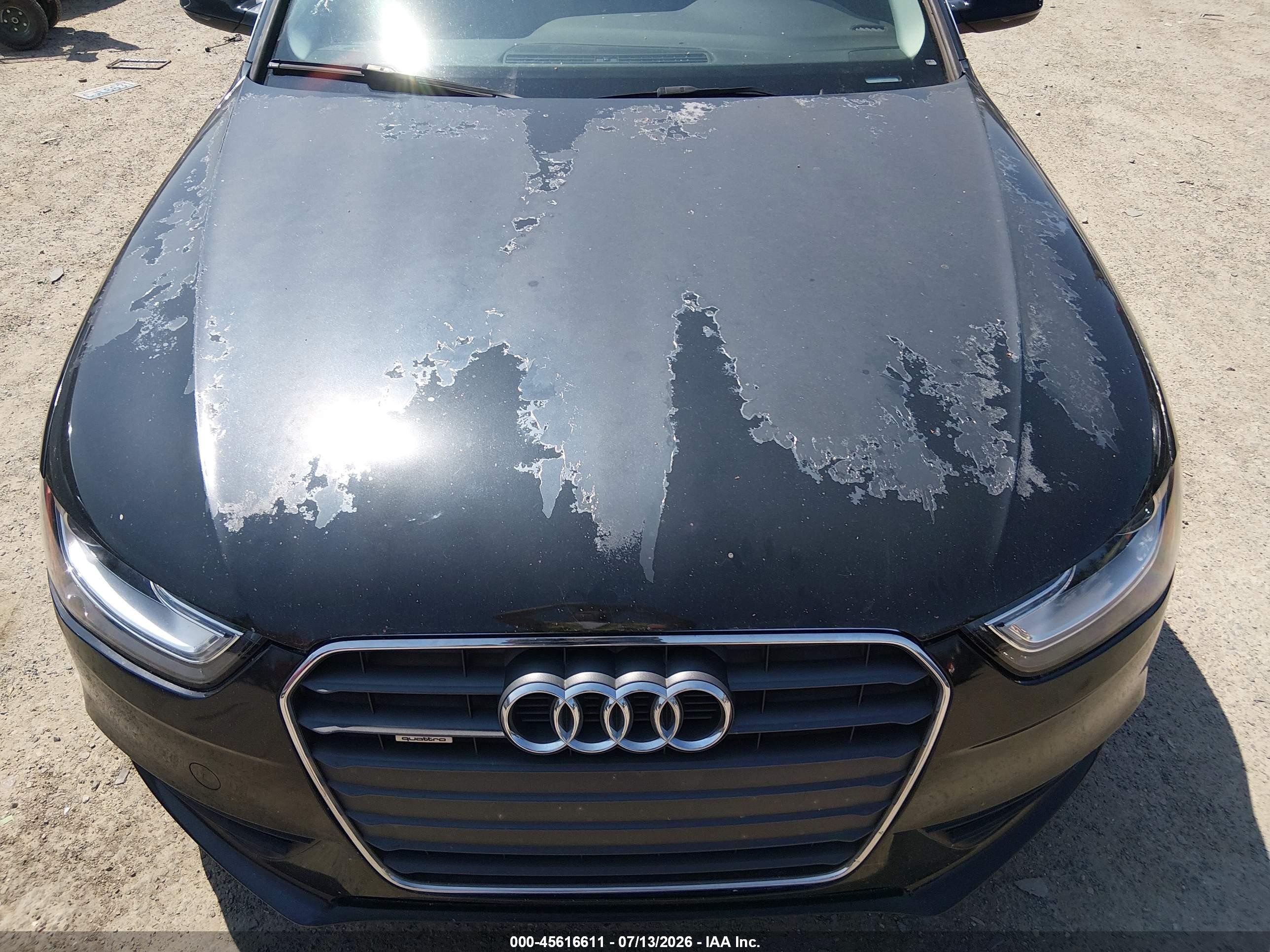 2013 Audi A4 2.0t Premium Black vin: WAUFFAFL9DN039594