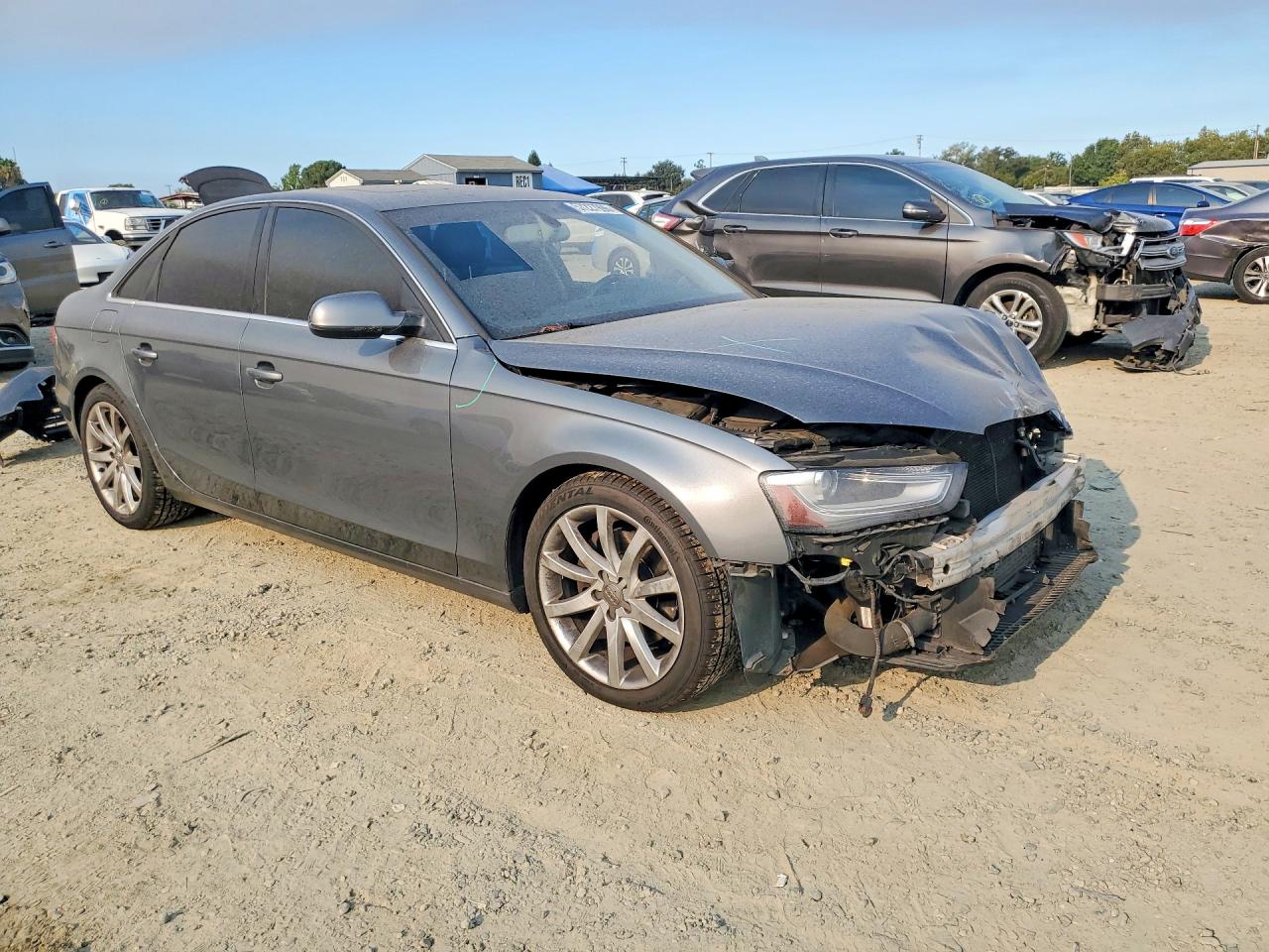2013 Audi A4 Premium Plus Gray vin: WAUFFAFL9DN046545
