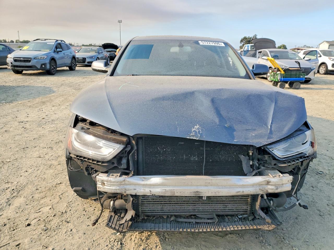 2013 Audi A4 Premium Plus Gray vin: WAUFFAFL9DN046545