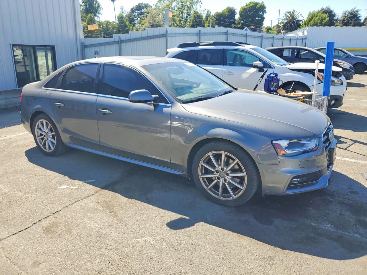 2014 Audi A4 Premium Plus Gray vin: WAUFFAFL9EA089131