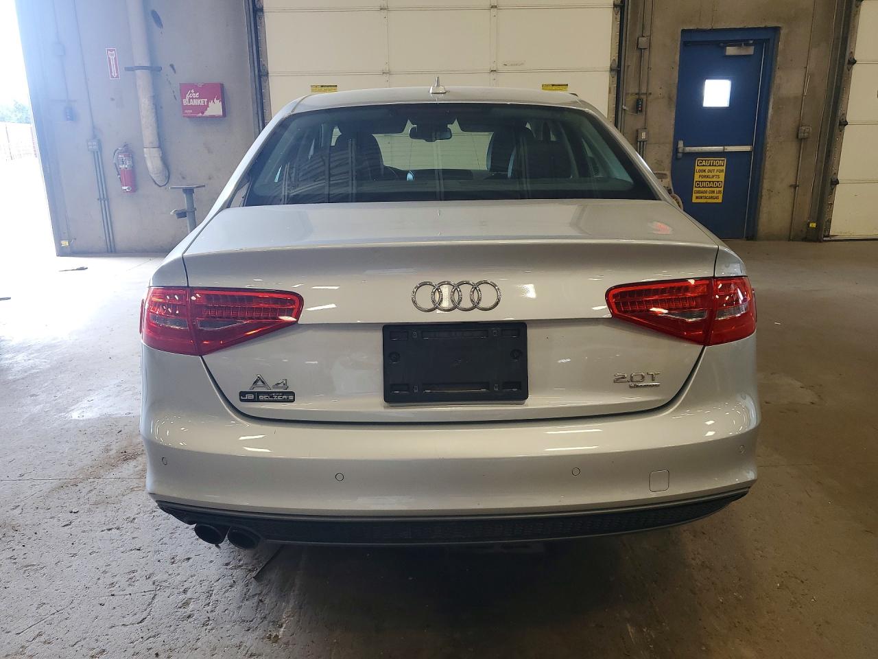 2014 Audi A4 Premium Plus Silver vin: WAUFFAFL9EN006337