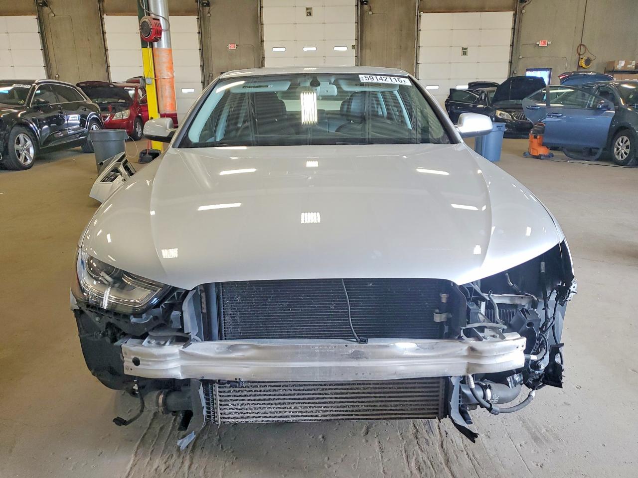 2014 Audi A4 Premium Plus Silver vin: WAUFFAFL9EN006337
