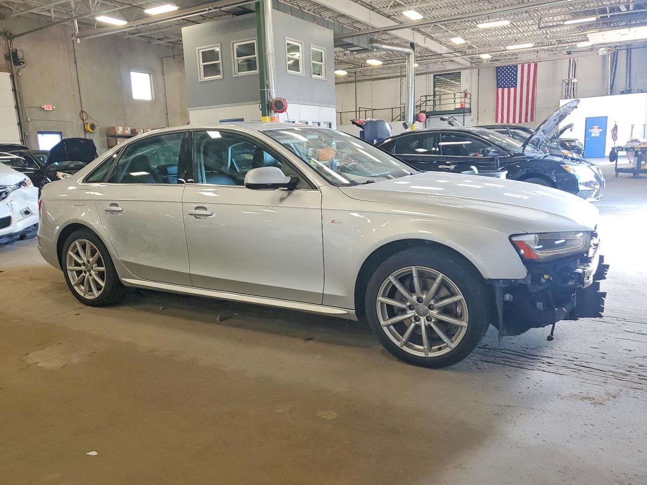 2014 Audi A4 Premium Plus Silver vin: WAUFFAFL9EN006337