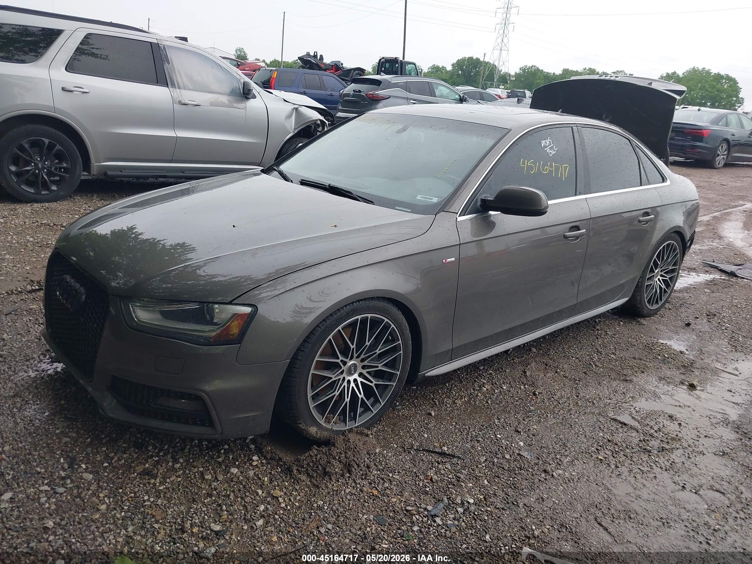 2014 Audi A4 2.0t Premium Gray vin: WAUFFAFL9EN009075