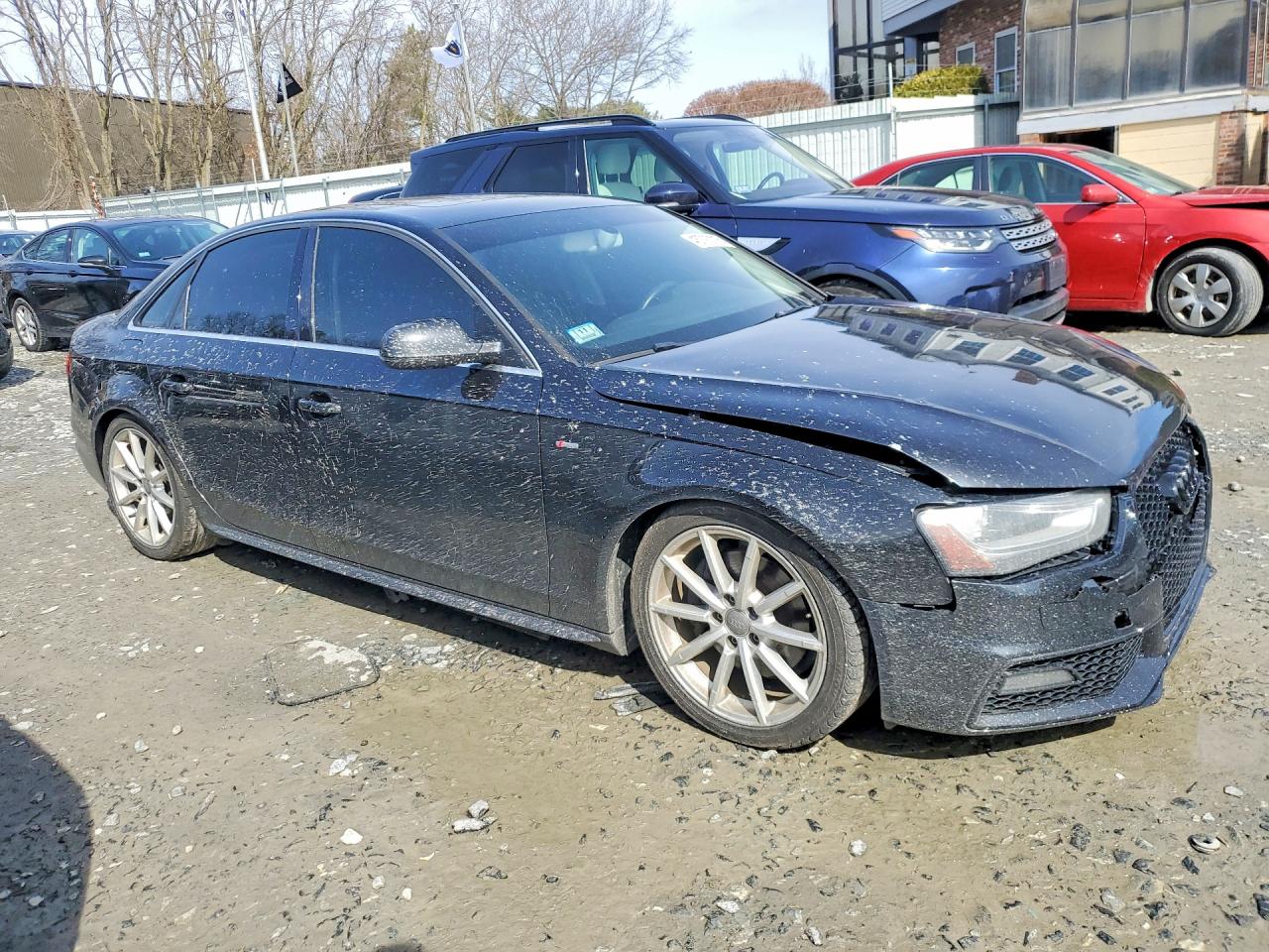 2014 Audi A4 Premium Plus Black vin: WAUFFAFL9EN010999