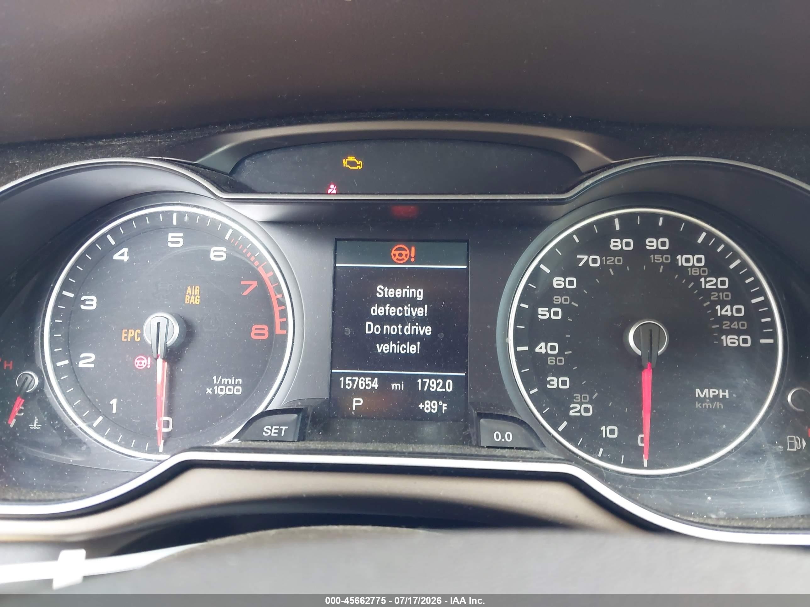 2014 Audi A4 2.0t Premium White vin: WAUFFAFL9EN015488