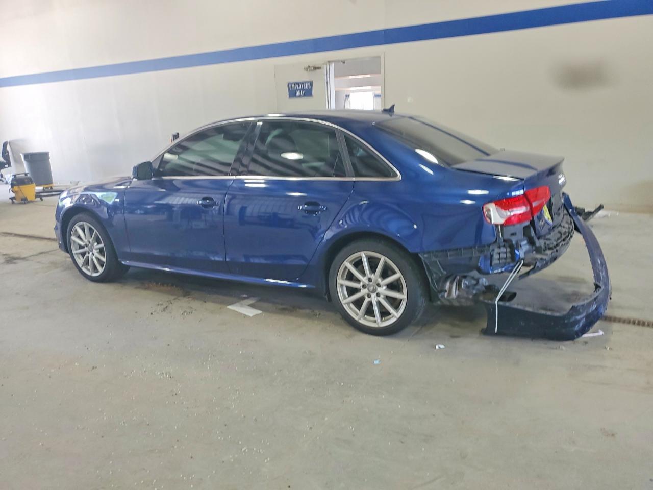 2014 Audi A4 Premium Plus Blue vin: WAUFFAFL9EN019315