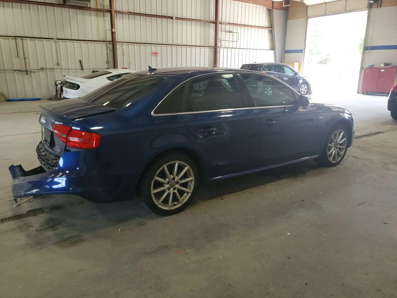 2014 Audi A4 Premium Plus Blue vin: WAUFFAFL9EN019315