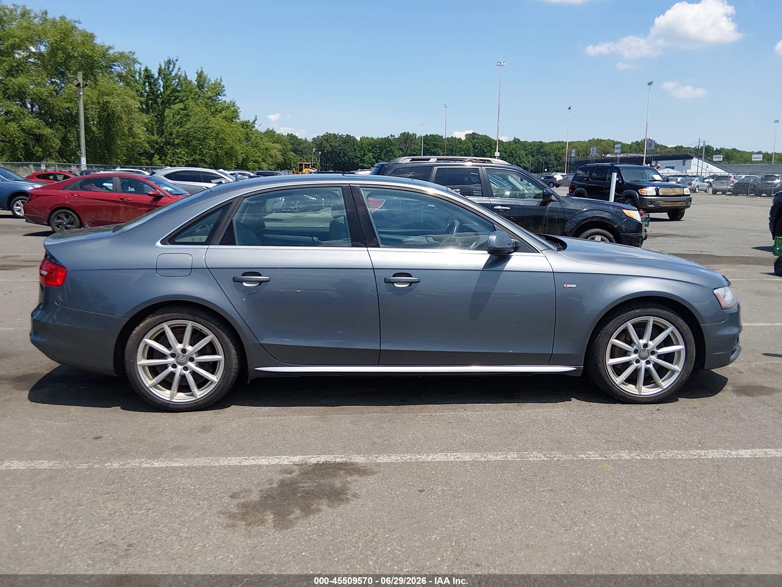 2014 Audi A4 2.0t Premium Gray vin: WAUFFAFL9EN026104