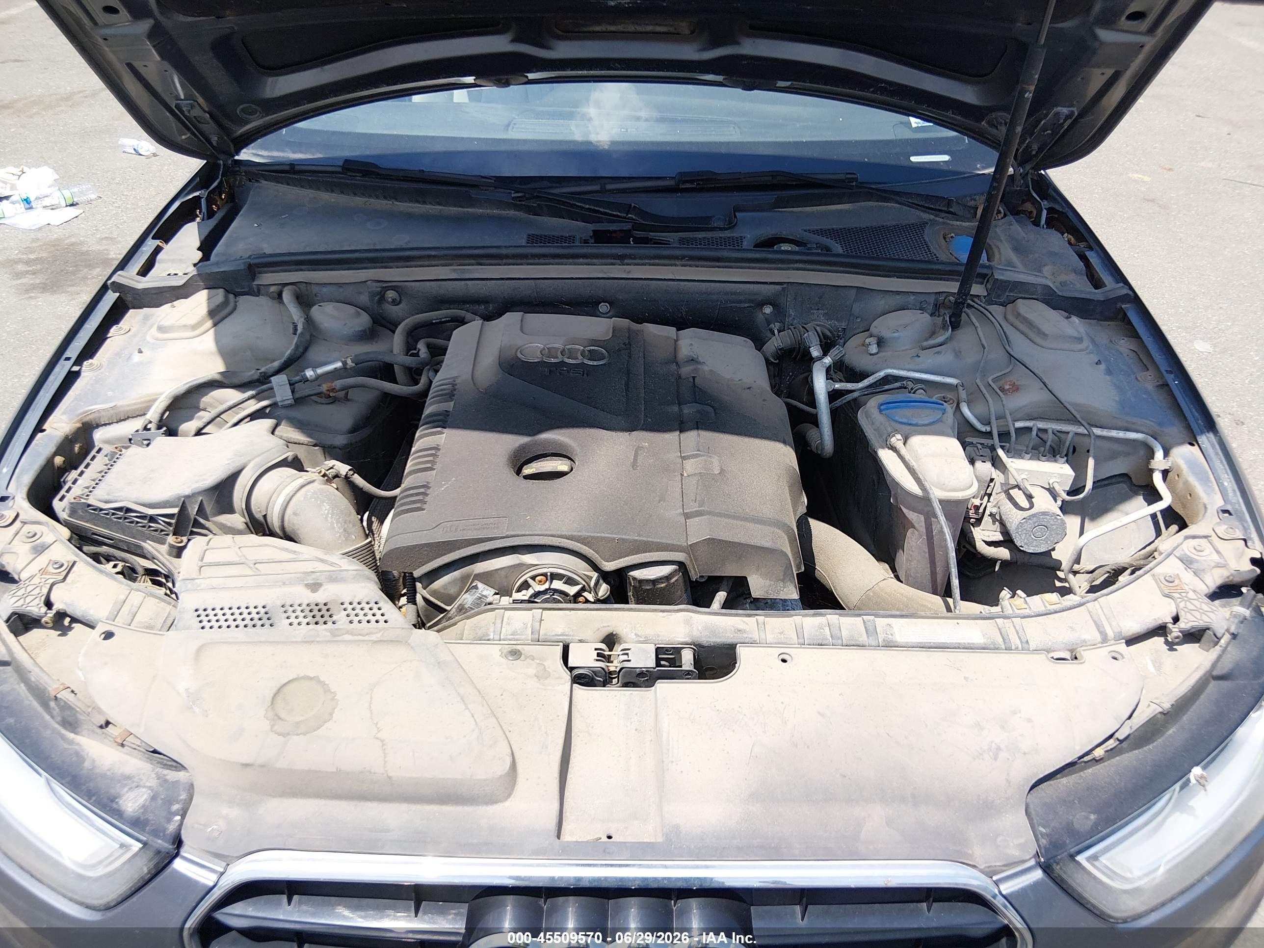 2014 Audi A4 2.0t Premium Gray vin: WAUFFAFL9EN026104