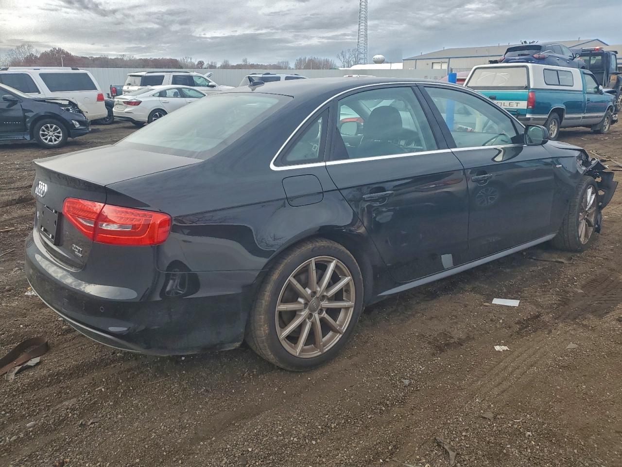 2014 Audi A4 Premium Plus Black vin: WAUFFAFL9EN036275