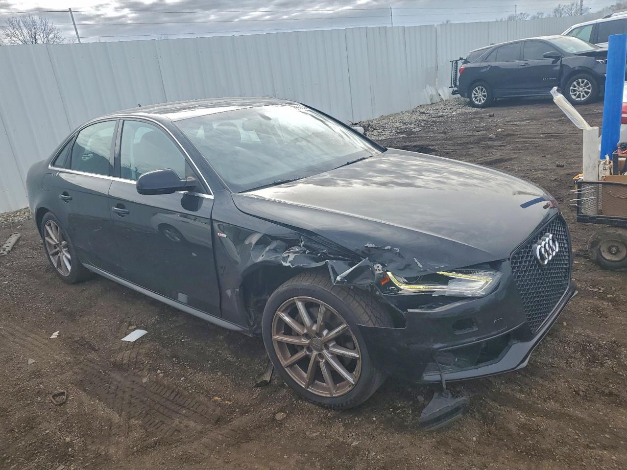 2014 Audi A4 Premium Plus Black vin: WAUFFAFL9EN036275