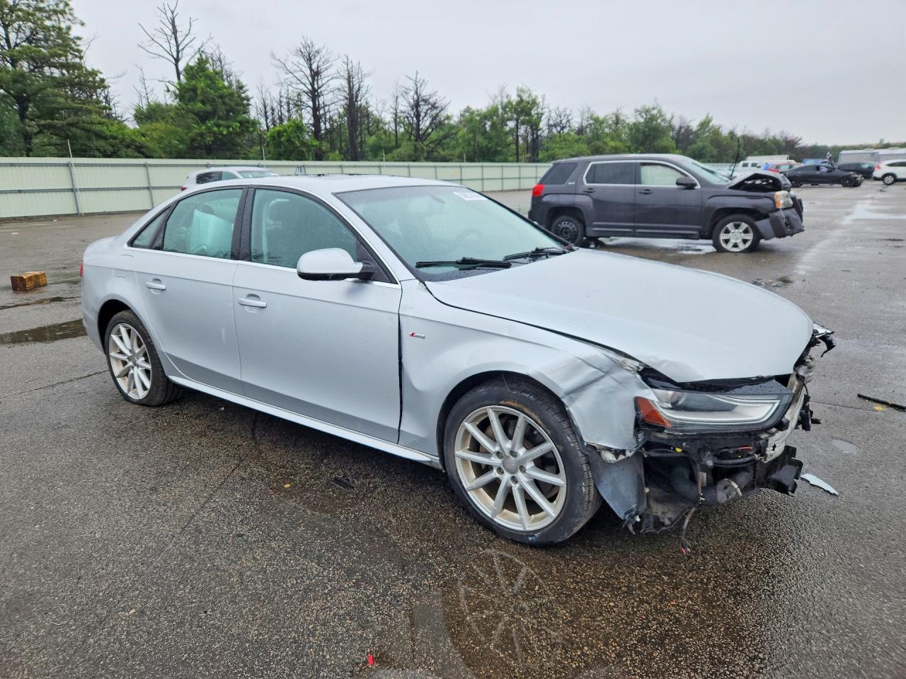 2014 Audi A4 Premium Plus Серебряный vin: WAUFFAFL9EN038625