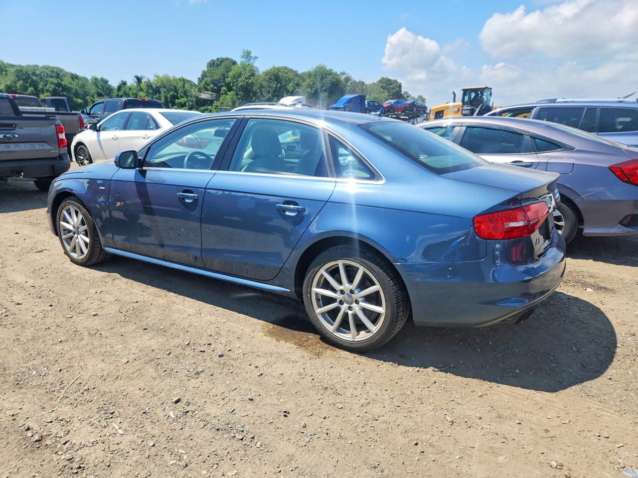 2015 Audi A4 Premium Plus Blue vin: WAUFFAFL9FA070516
