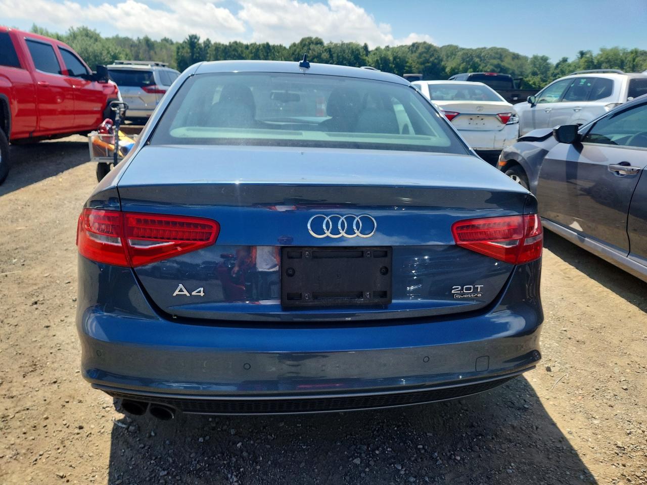 2015 Audi A4 Premium Plus Blue vin: WAUFFAFL9FA070516