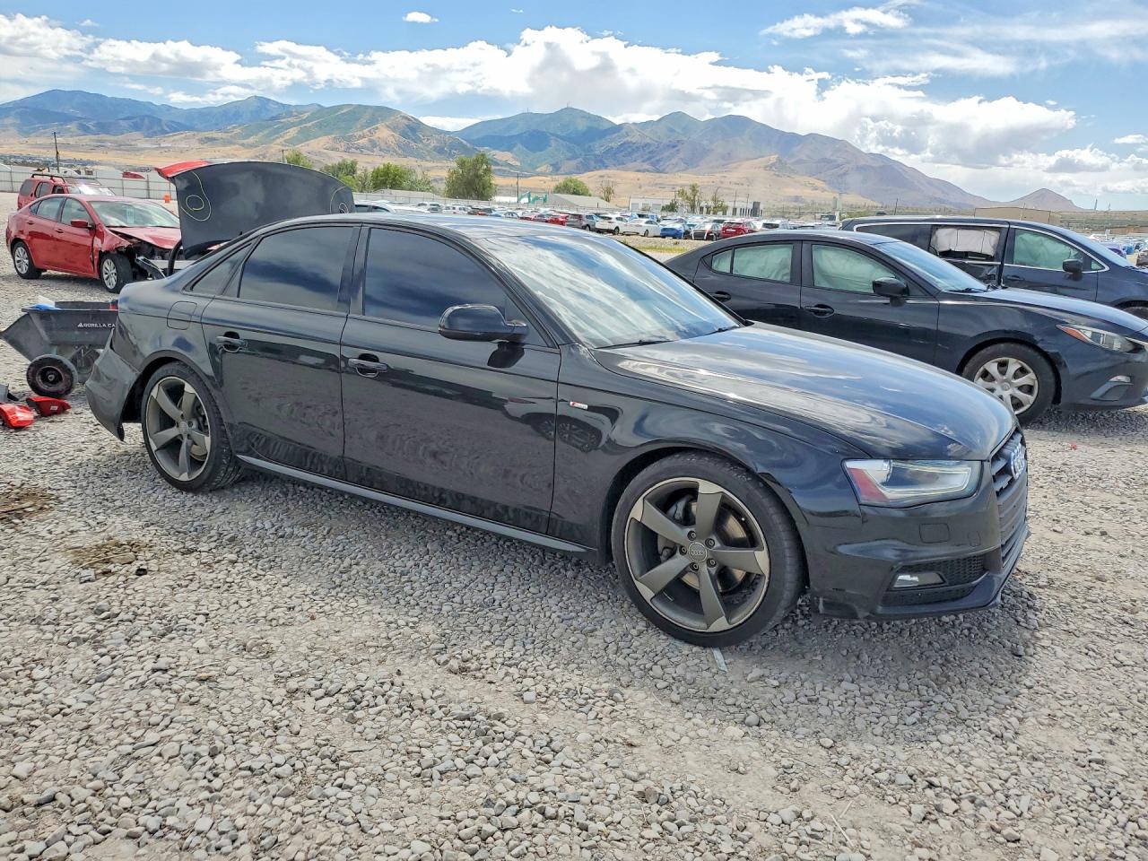 2015 Audi A4 Premium Plus Black vin: WAUFFAFL9FN021356