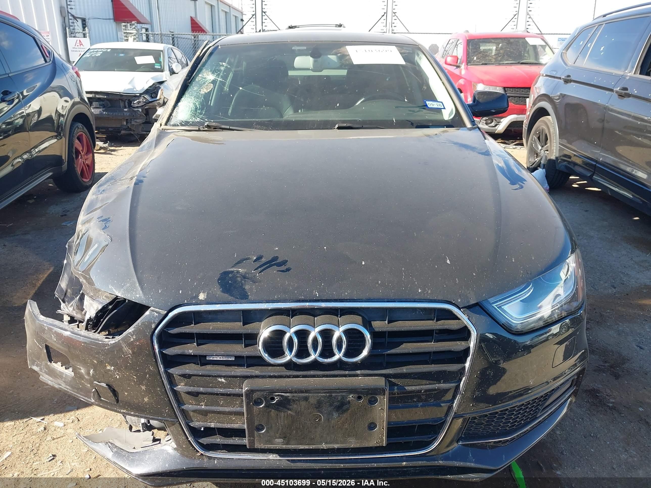 2015 Audi A4 2.0t Premium Black vin: WAUFFAFL9FN025164