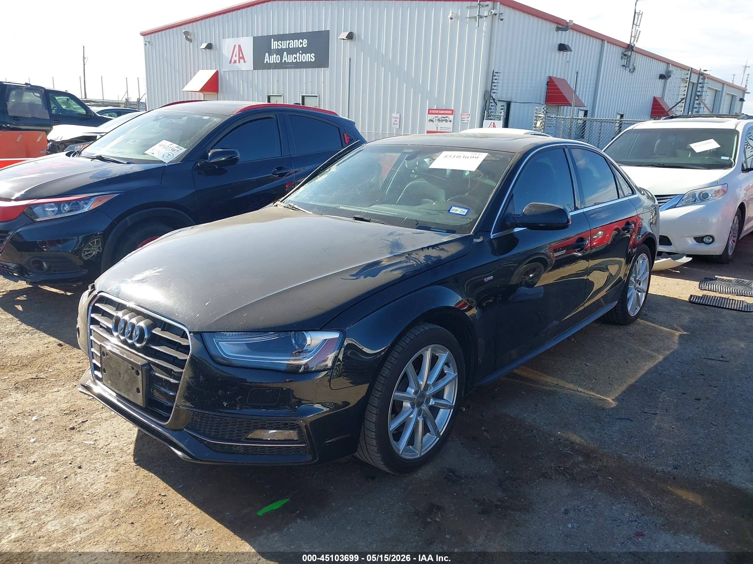 2015 Audi A4 2.0t Premium Black vin: WAUFFAFL9FN025164