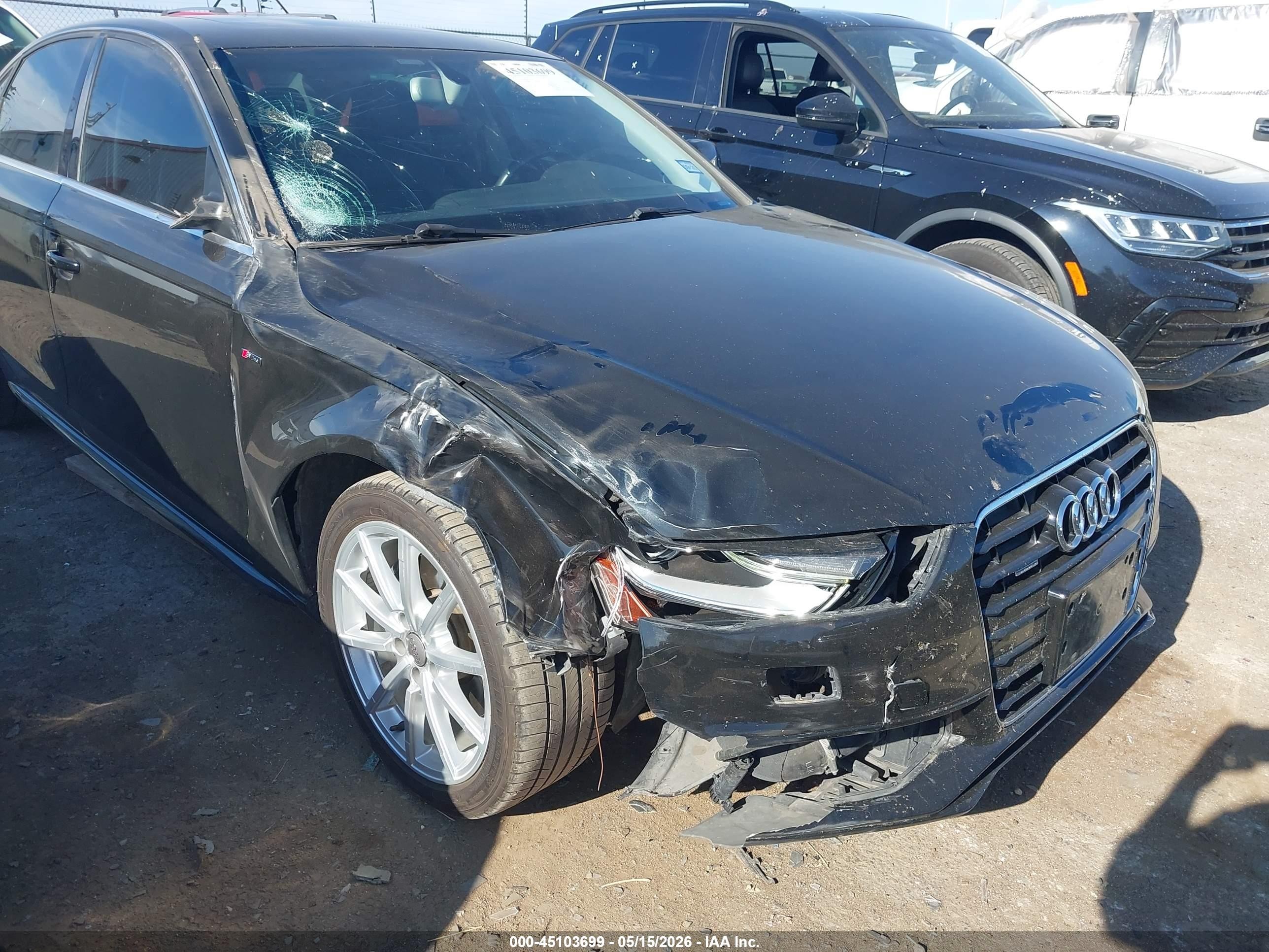 2015 Audi A4 2.0t Premium Black vin: WAUFFAFL9FN025164