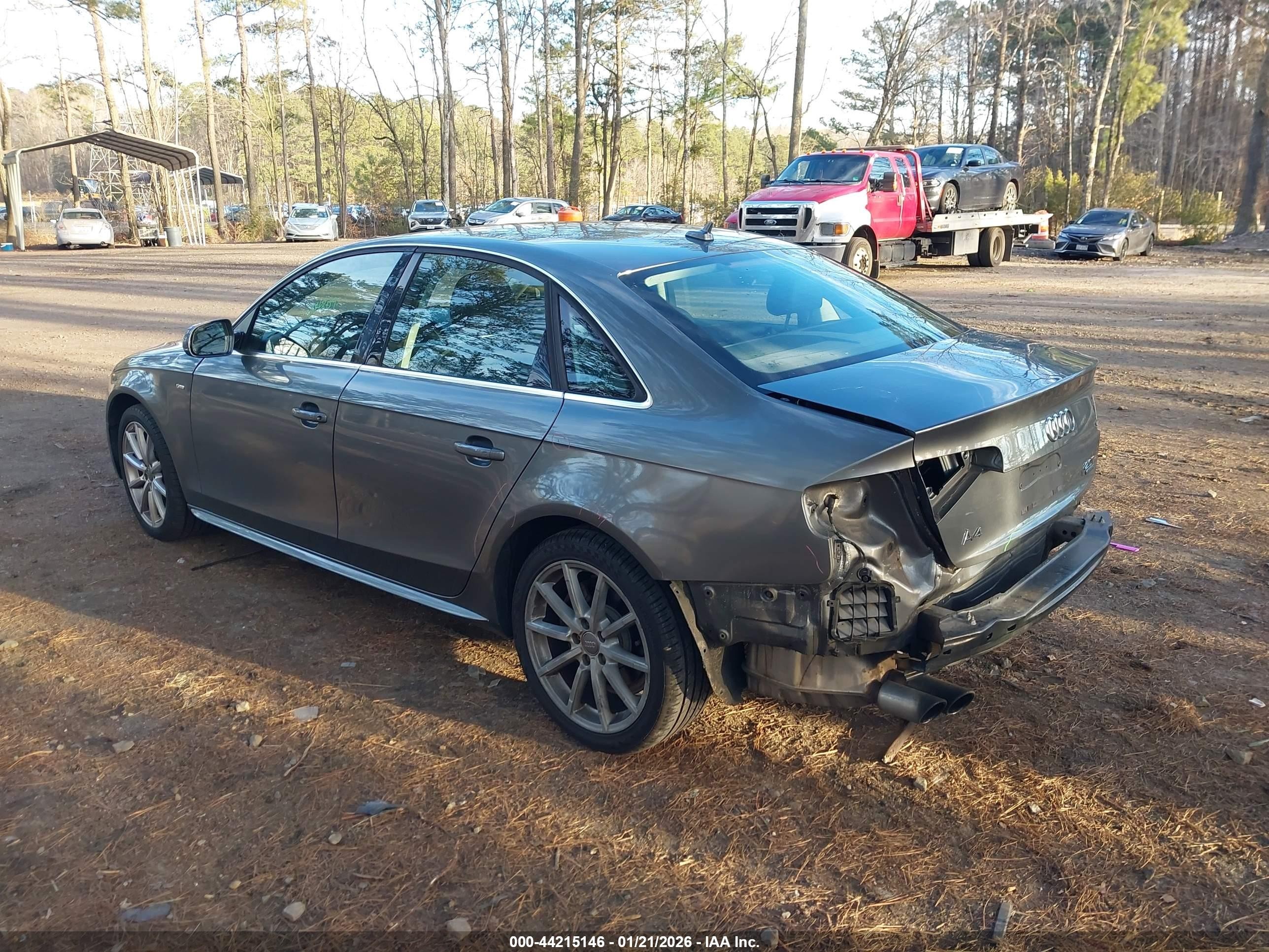 2015 Audi A4 2.0t Premium Gray vin: WAUFFAFL9FN037699
