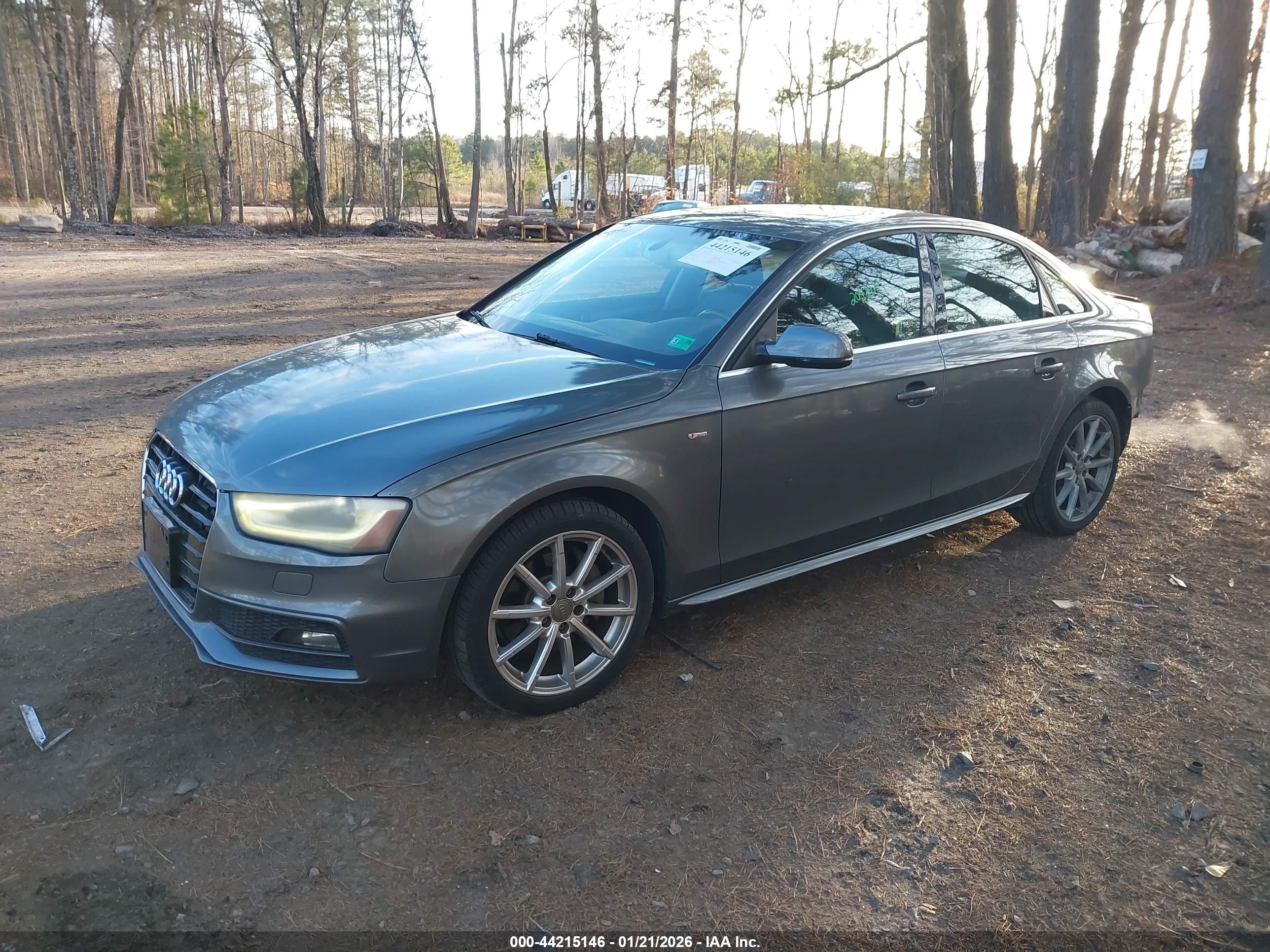 2015 Audi A4 2.0t Premium Gray vin: WAUFFAFL9FN037699