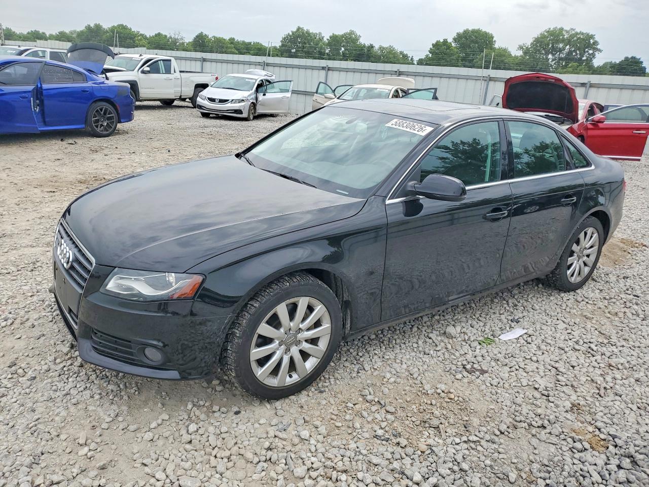 2011 Audi A4 Premium Plus Black vin: WAUFFAFLXBN022526