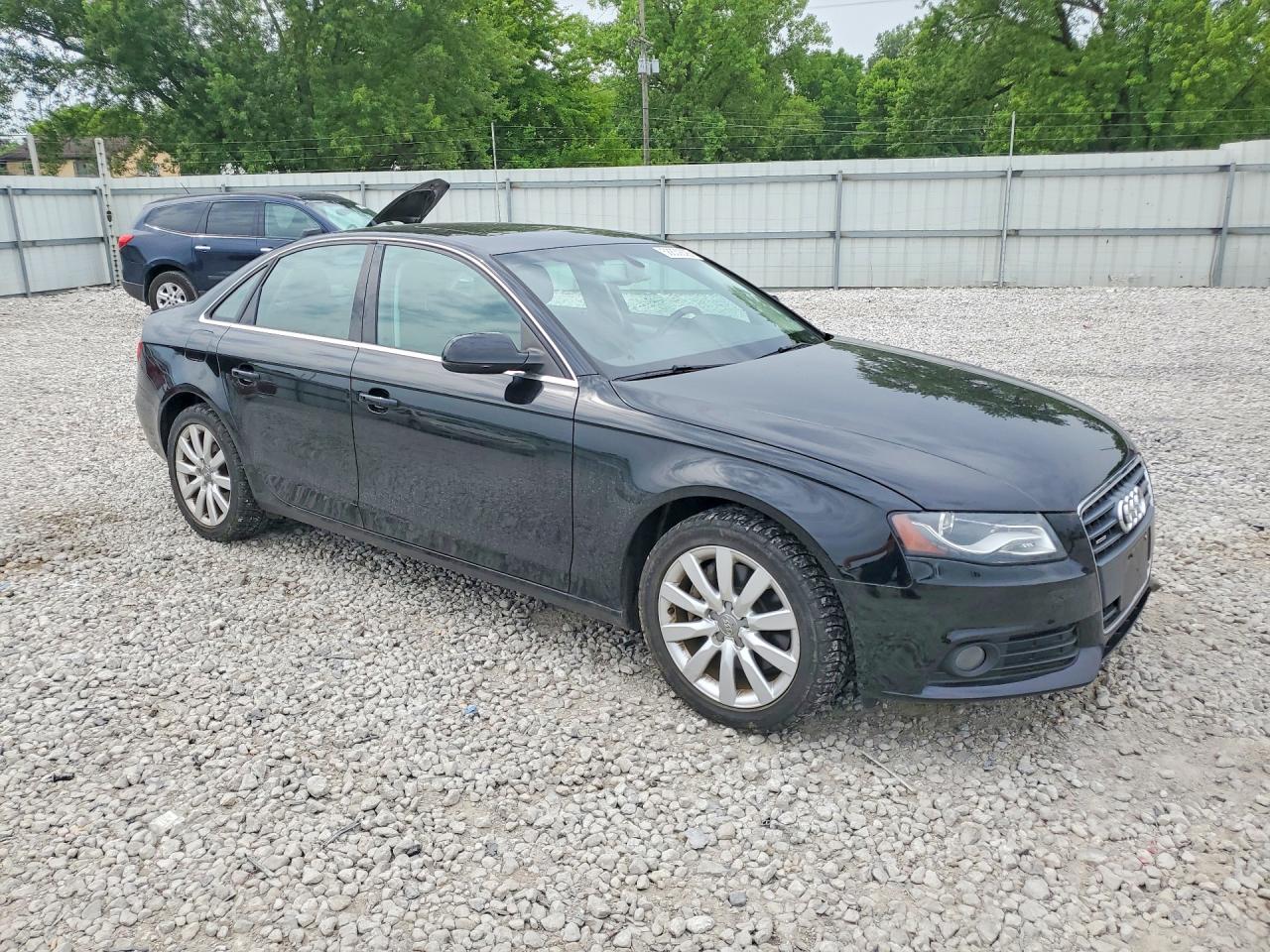 2011 Audi A4 Premium Plus Black vin: WAUFFAFLXBN022526