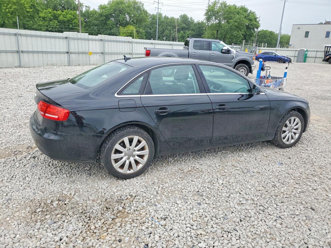 2011 Audi A4 Premium Plus Black vin: WAUFFAFLXBN022526