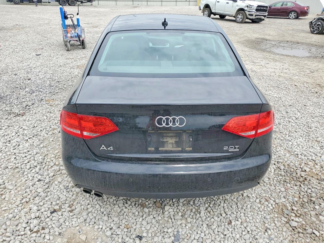 2011 Audi A4 Premium Plus Black vin: WAUFFAFLXBN022526