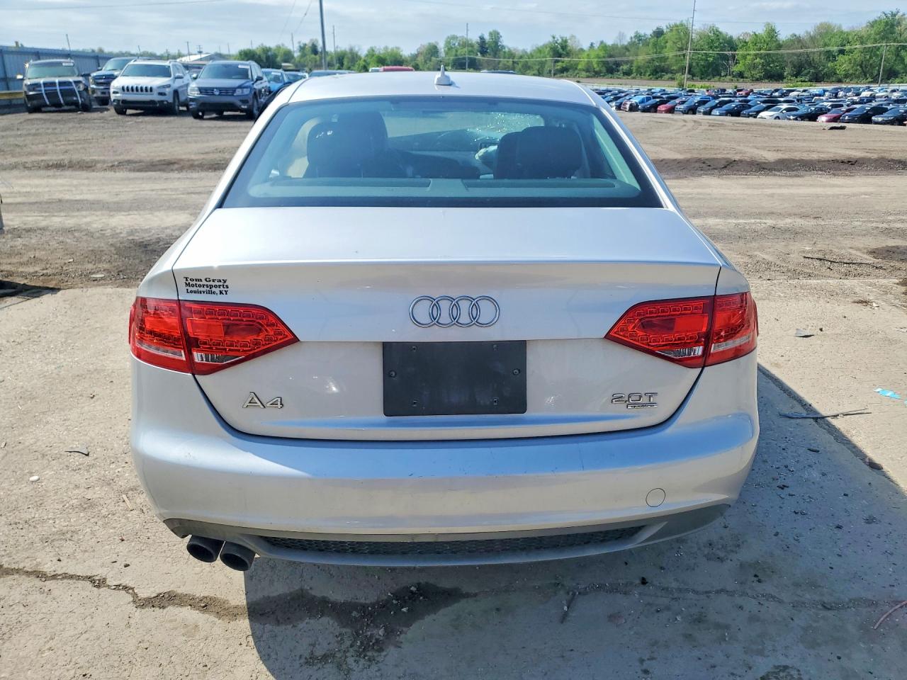 2012 Audi A4 Premium Plus Silver vin: WAUFFAFLXCA103244