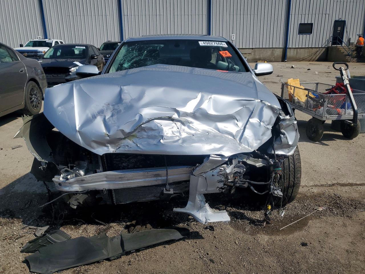 2012 Audi A4 Premium Plus Silver vin: WAUFFAFLXCA103244