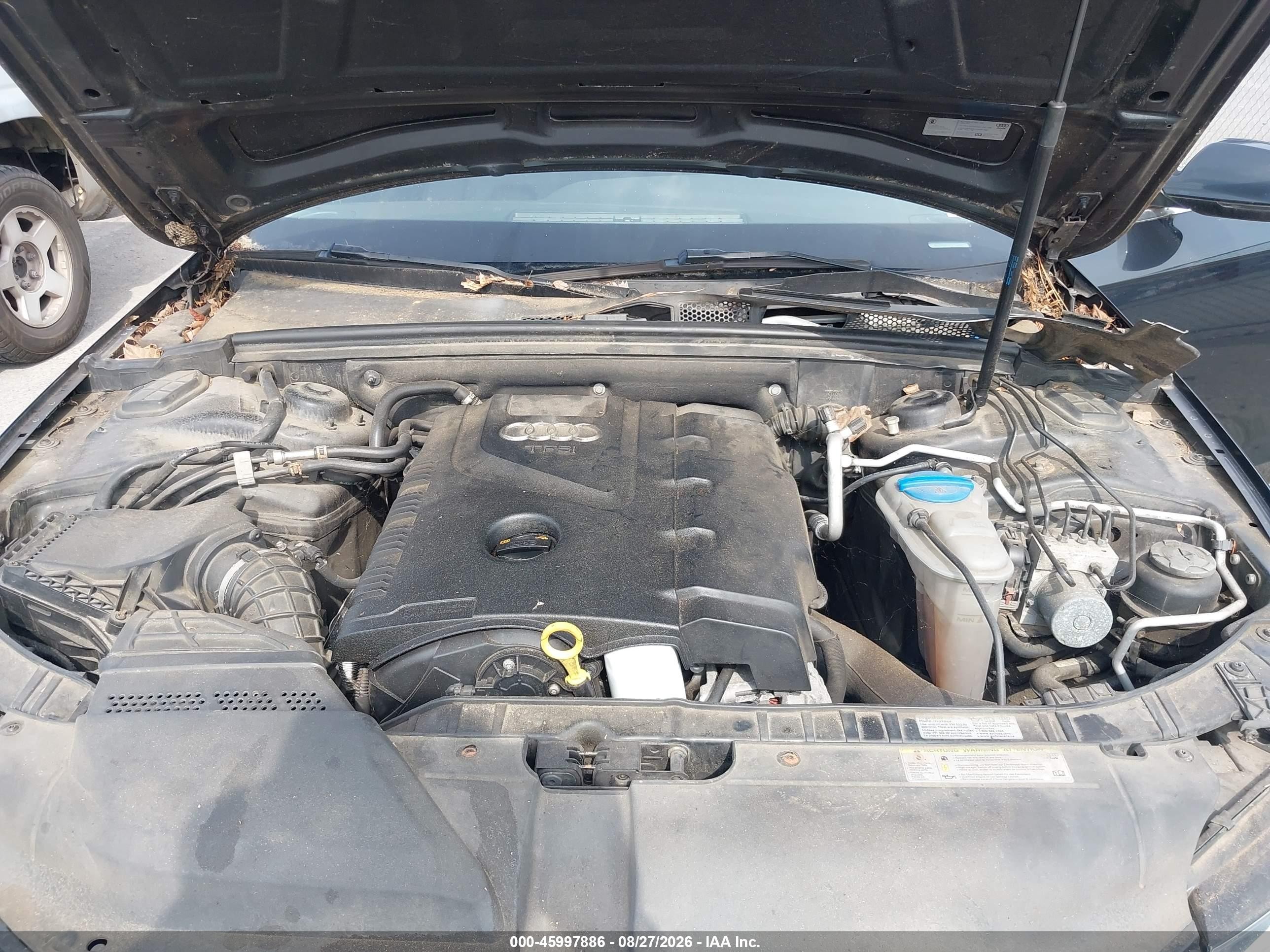 2012 Audi A4 2.0t Premium Black vin: WAUFFAFLXCA119850