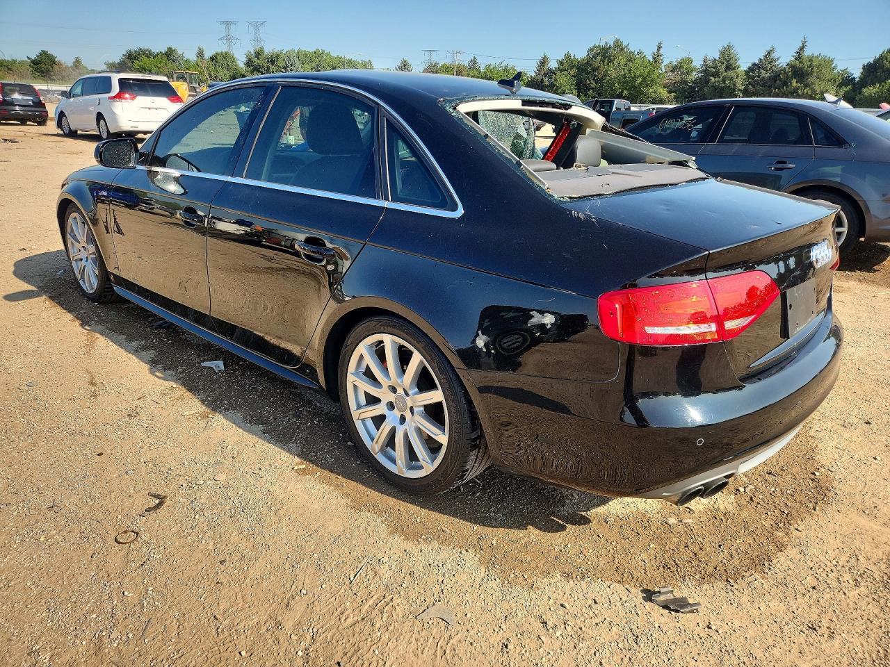 2012 Audi A4 Premium Plus Black vin: WAUFFAFLXCN012340
