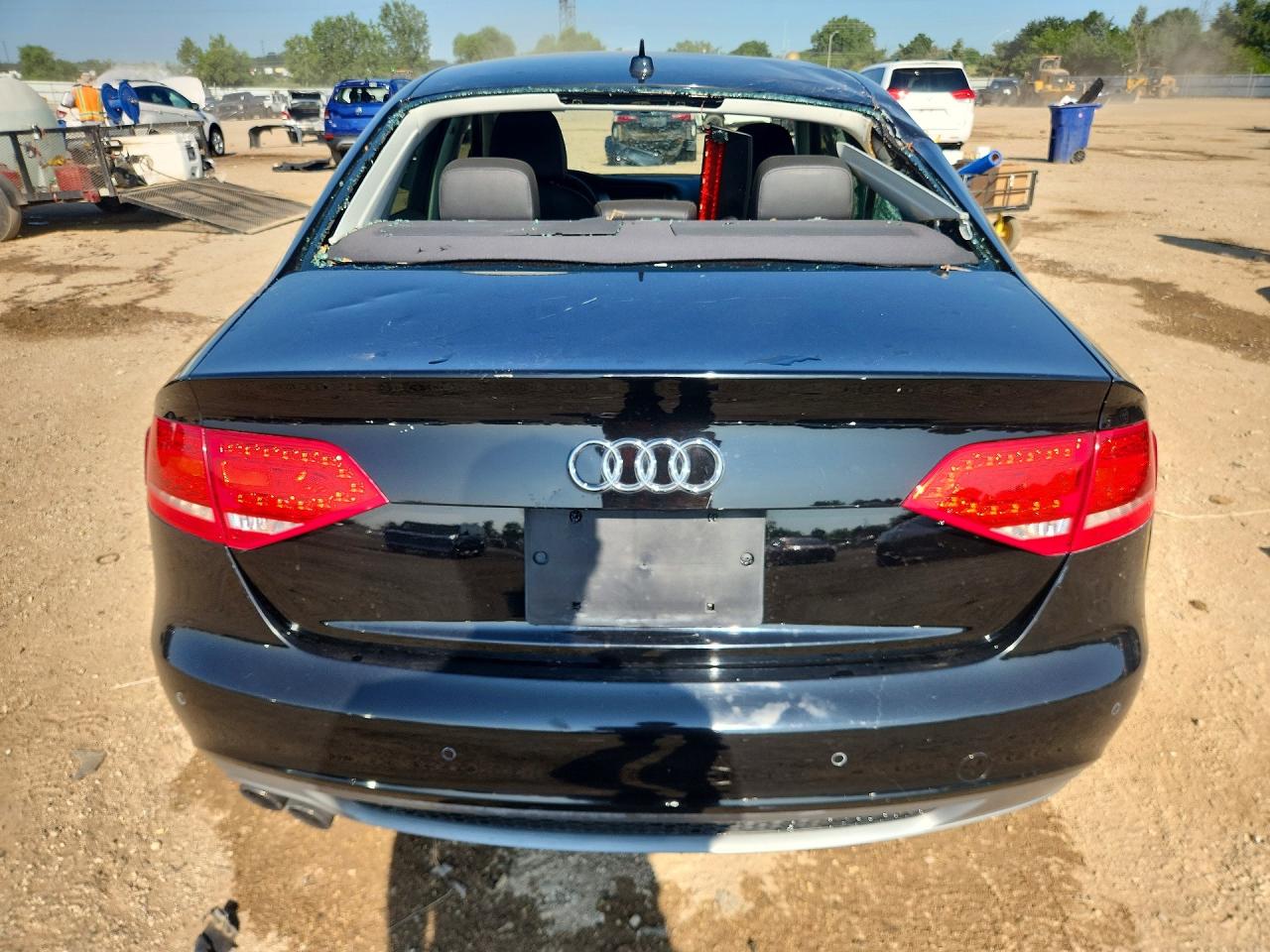 2012 Audi A4 Premium Plus Black vin: WAUFFAFLXCN012340