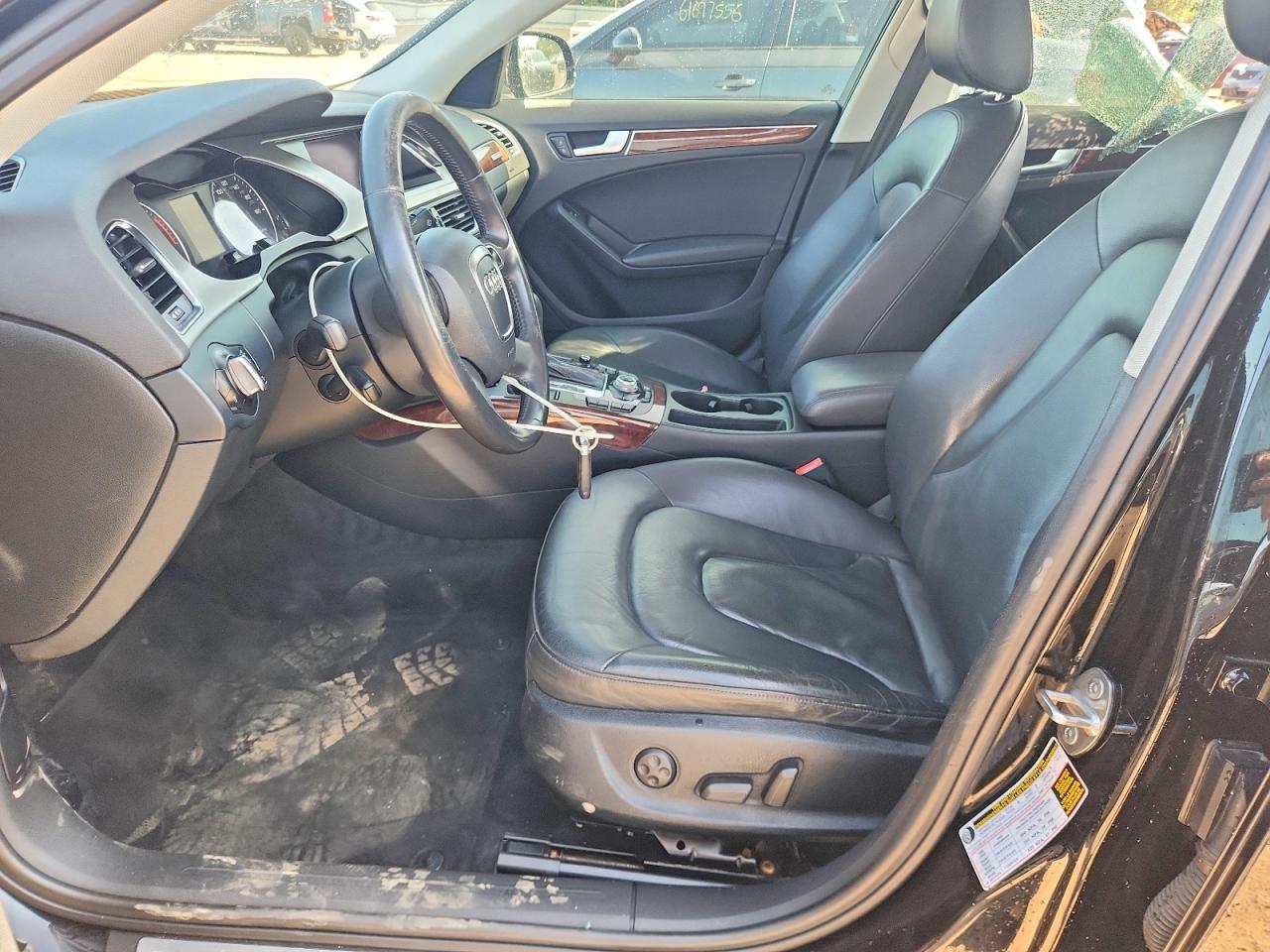 2012 Audi A4 Premium Plus Black vin: WAUFFAFLXCN012340