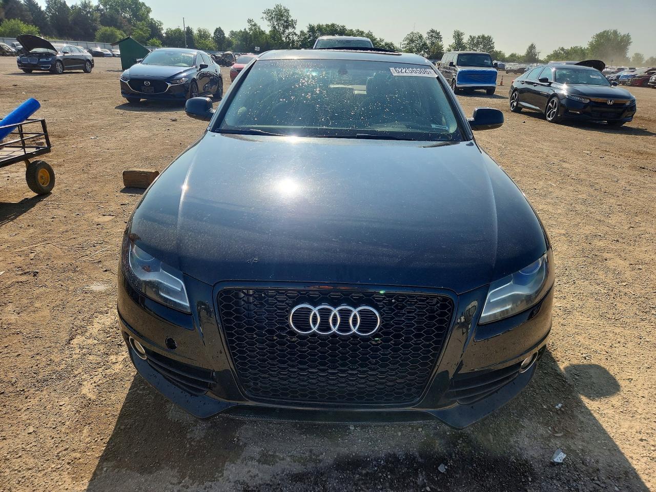 2012 Audi A4 Premium Plus Black vin: WAUFFAFLXCN012340