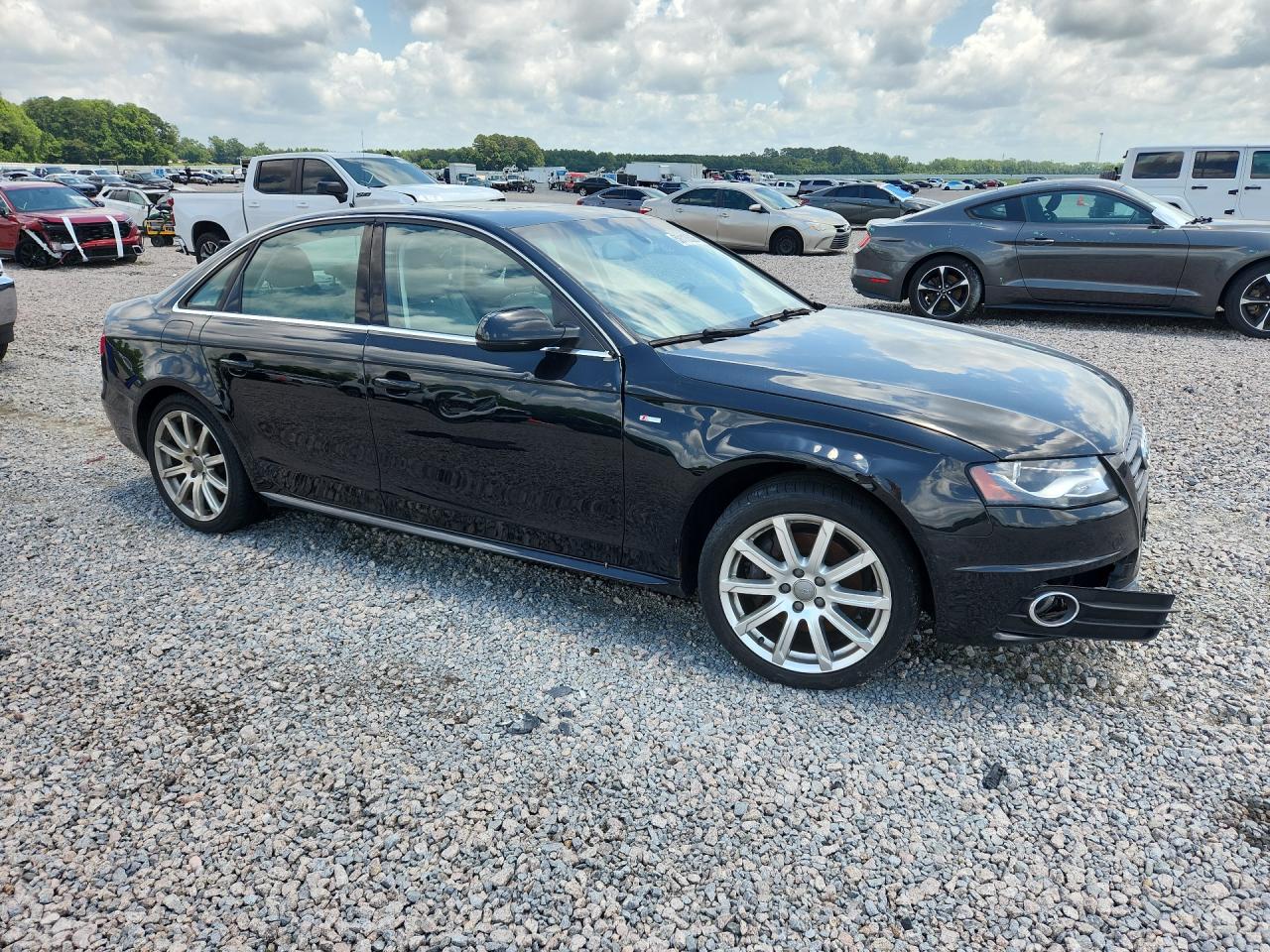 2012 Audi A4 Premium Plus Black vin: WAUFFAFLXCN014282