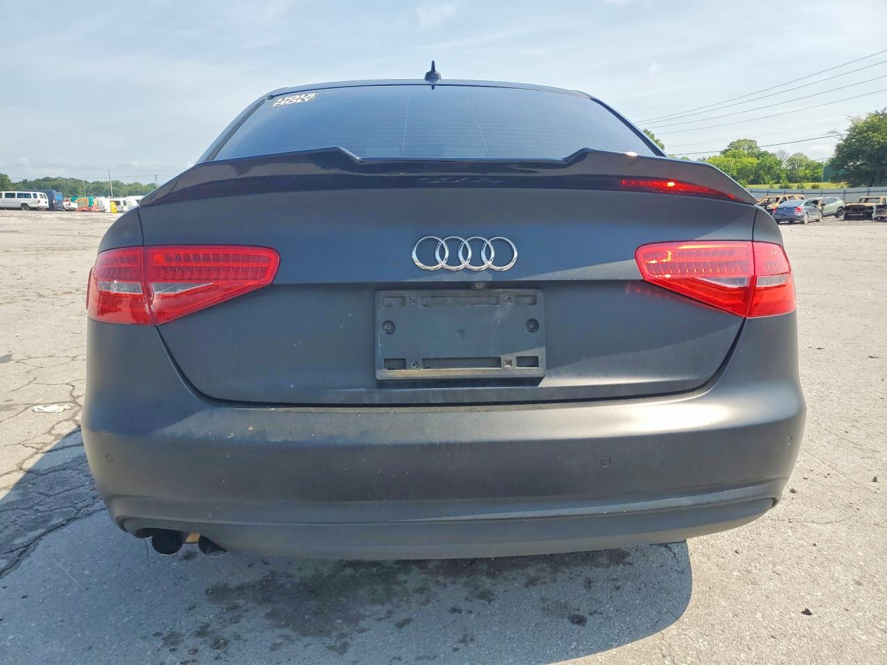 2013 Audi A4 Premium Plus Black vin: WAUFFAFLXDA141980