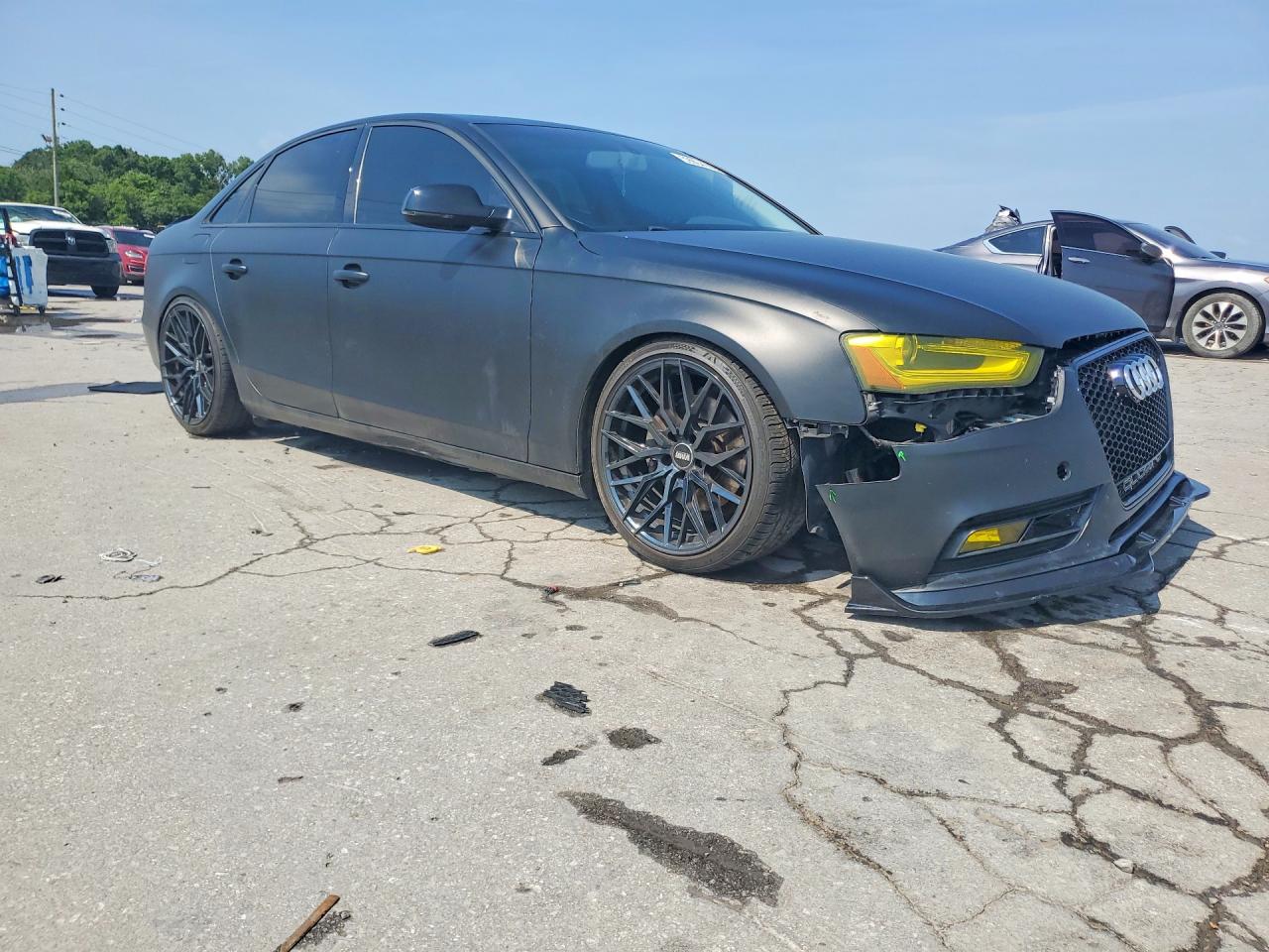 2013 Audi A4 Premium Plus Black vin: WAUFFAFLXDA141980