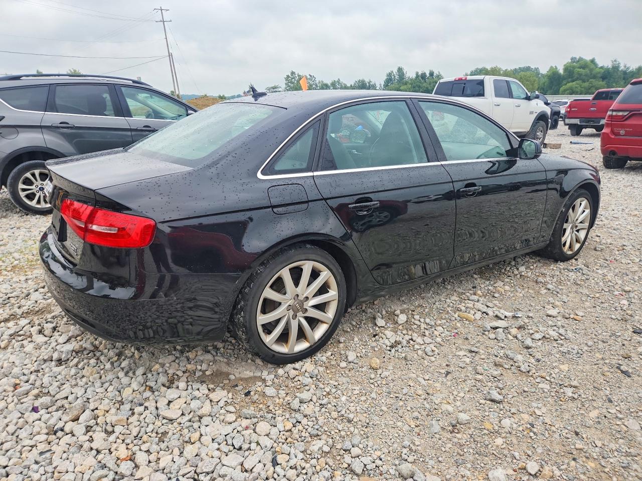 2013 Audi A4 Premium Plus Black vin: WAUFFAFLXDA173201