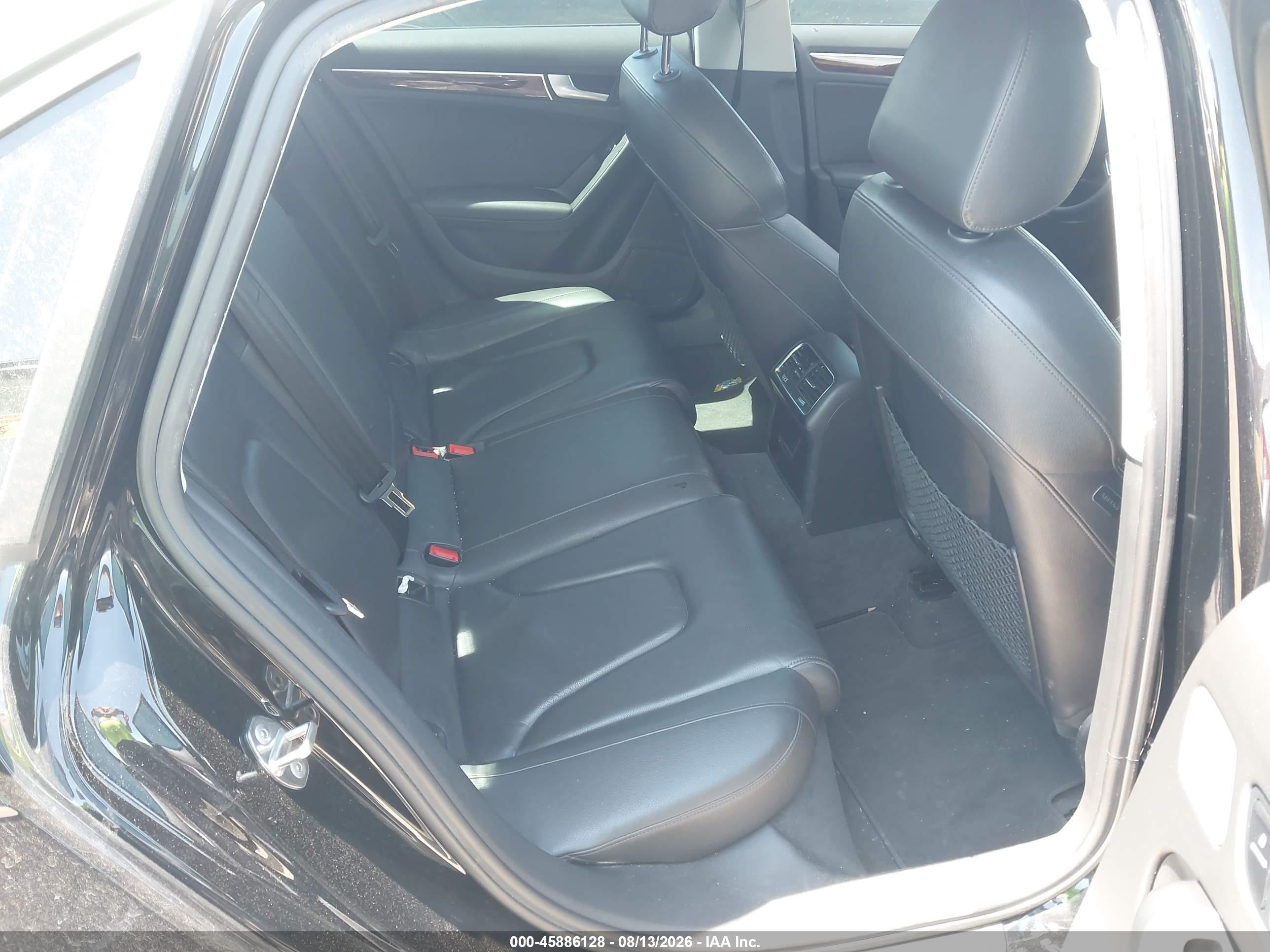 2013 Audi A4 Premium Plus Black vin: WAUFFAFLXDN011013