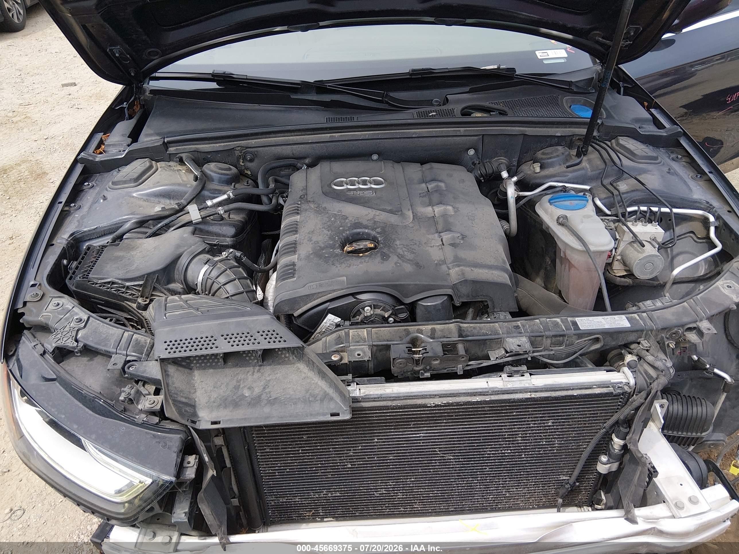 2013 Audi A4 2.0t Premium Blue vin: WAUFFAFLXDN012839
