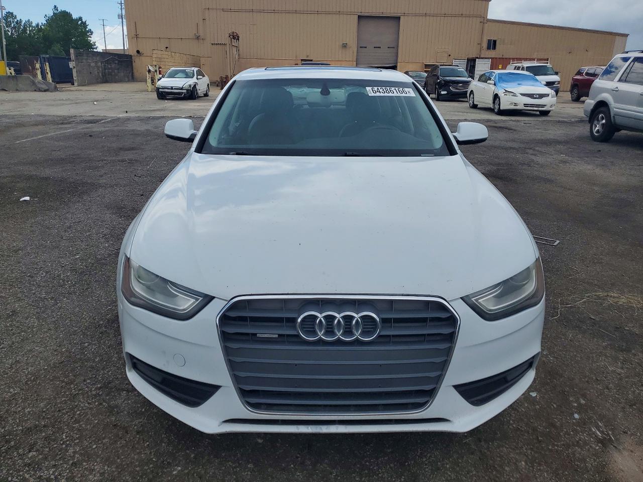 2013 Audi A4 Premium Plus White vin: WAUFFAFLXDN012842