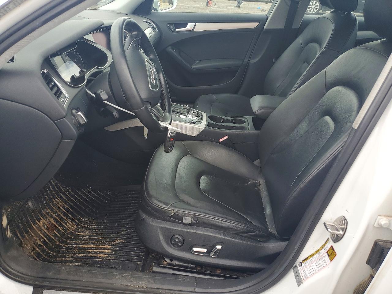 2013 Audi A4 Premium Plus White vin: WAUFFAFLXDN012842