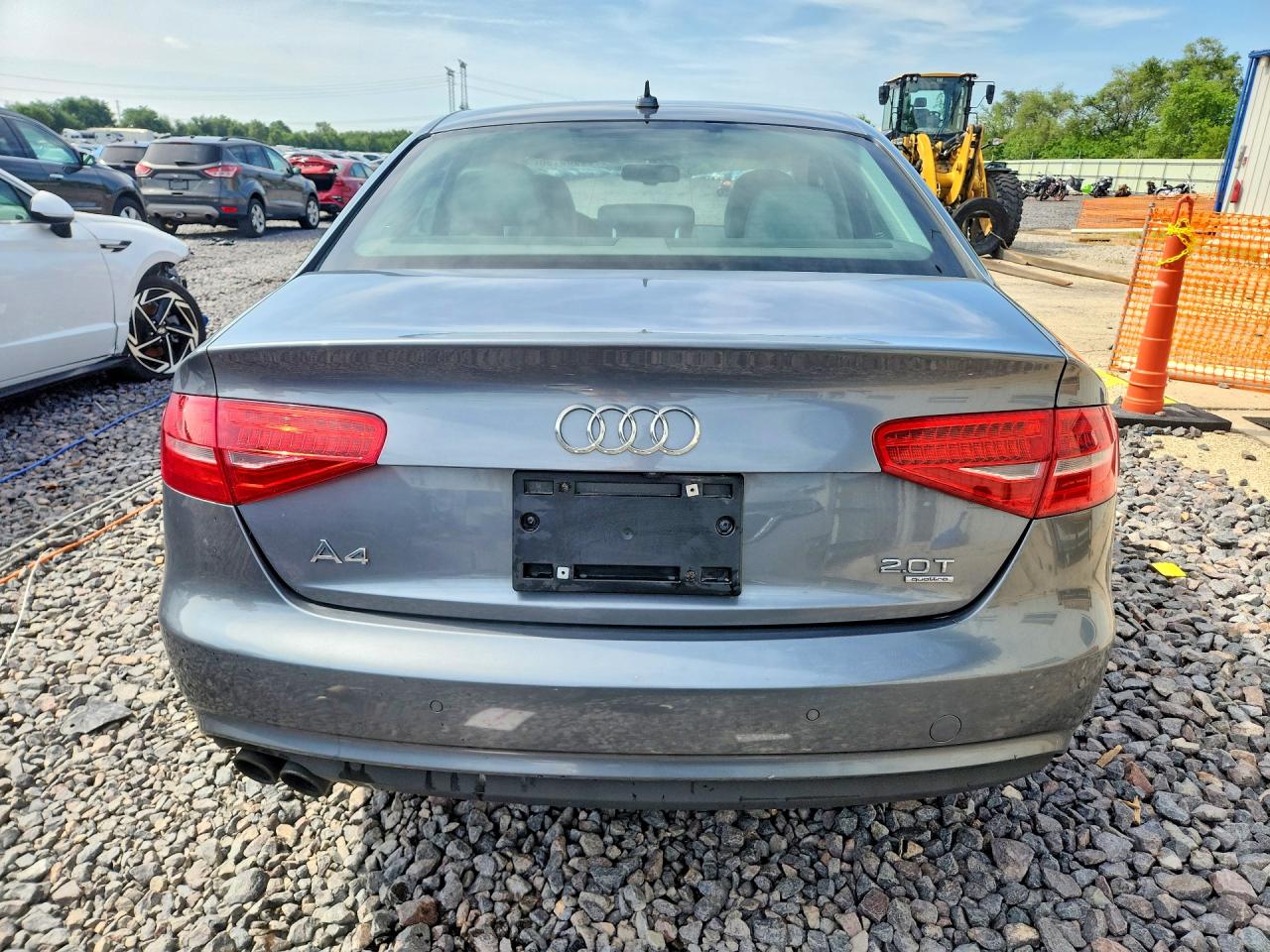 2013 Audi A4 Premium Plus Gray vin: WAUFFAFLXDN017636
