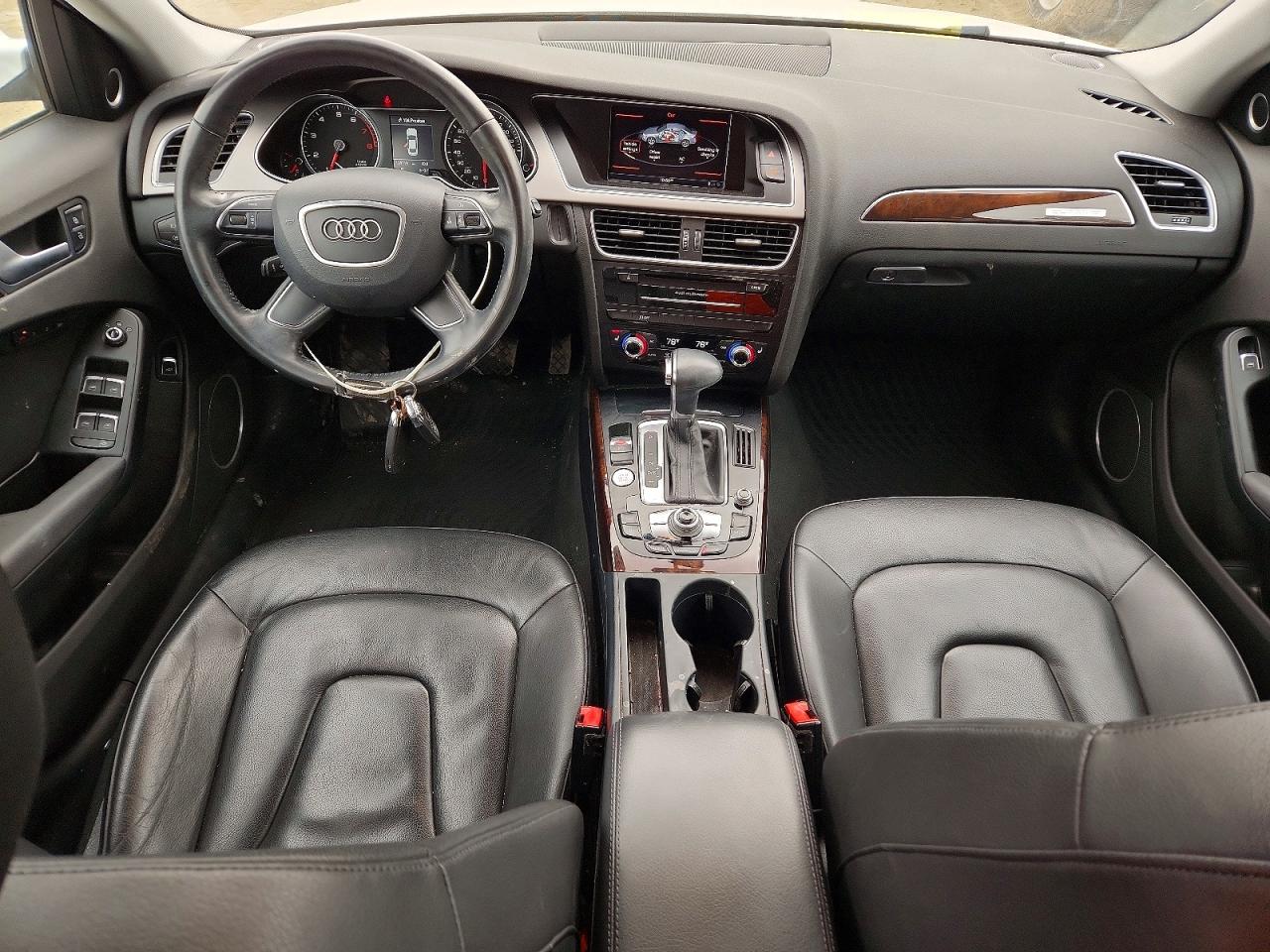 2013 Audi A4 Premium Plus White vin: WAUFFAFLXDN032959