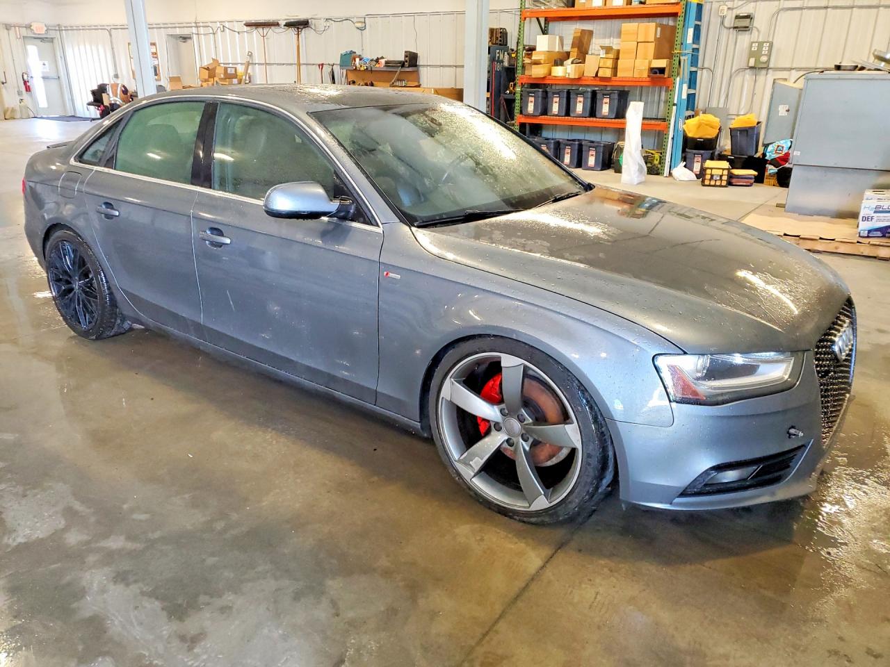 2013 Audi A4 Premium Plus Серый vin: WAUFFAFLXDN036509