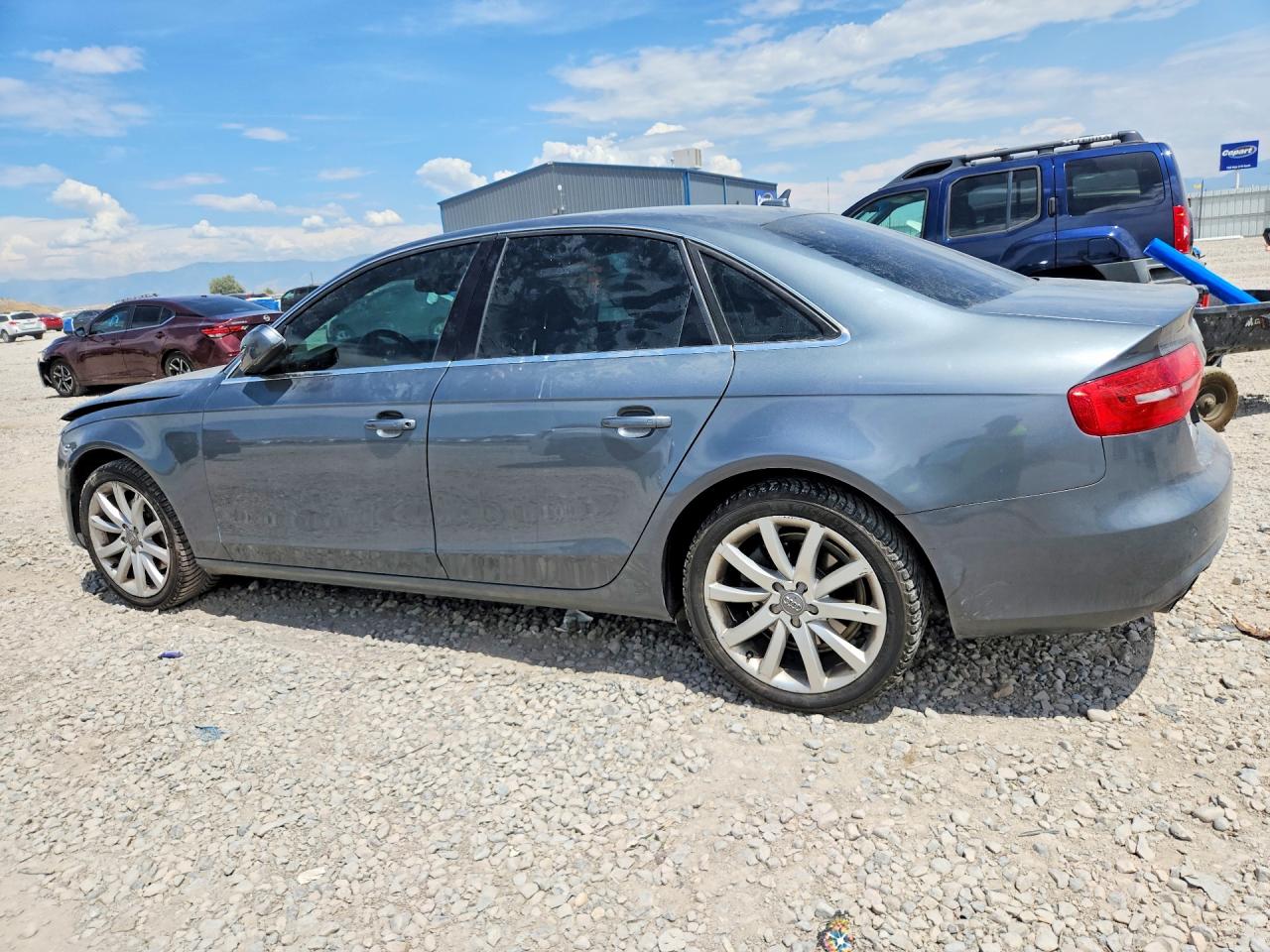 2013 Audi A4 Premium Plus Gray vin: WAUFFAFLXDN041905