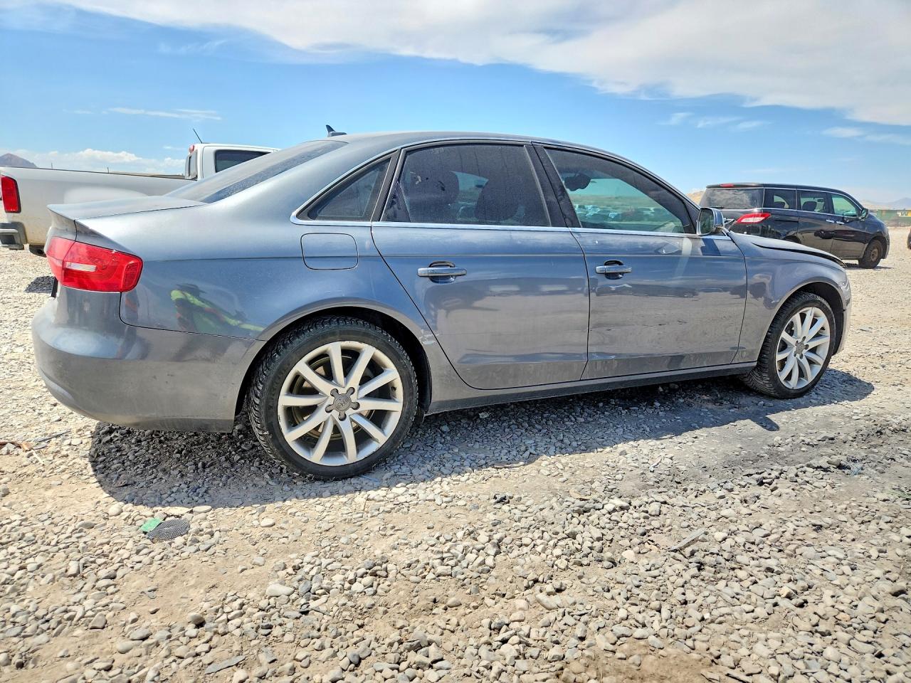 2013 Audi A4 Premium Plus Gray vin: WAUFFAFLXDN041905